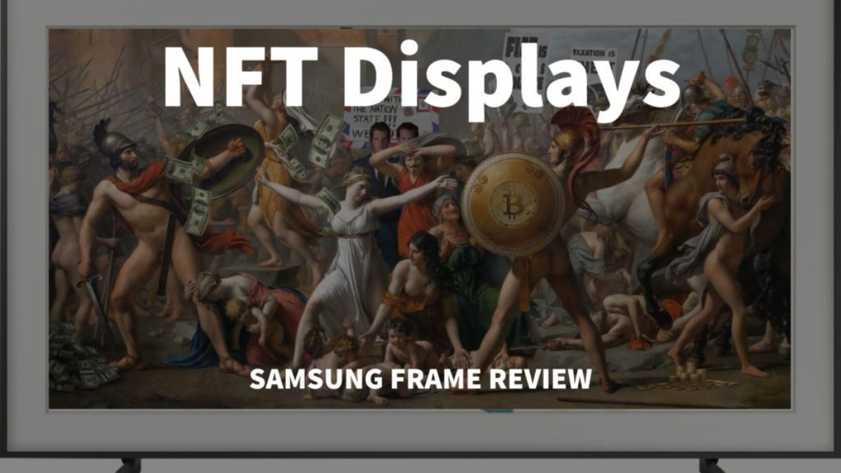 NFT Display Frame - Samsung FRAME