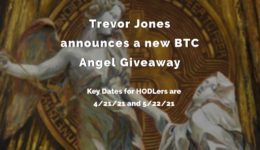 Trevor Jones Bitcoin Angel Giveaway