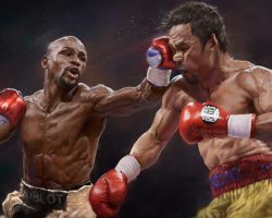 Floyd Mayweather vs Manny Pacquiao by Pavel Sokov Floyd Mayweather vs Manny Pacquiao by Pavel Sokov
