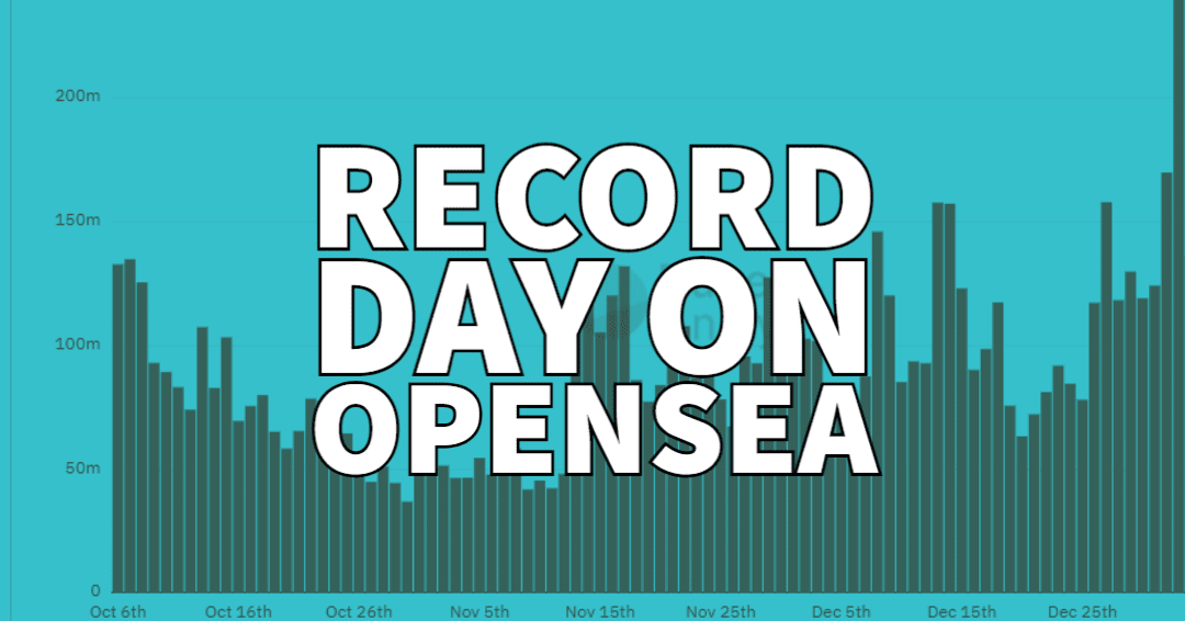 record day on opensea record day on opensea
