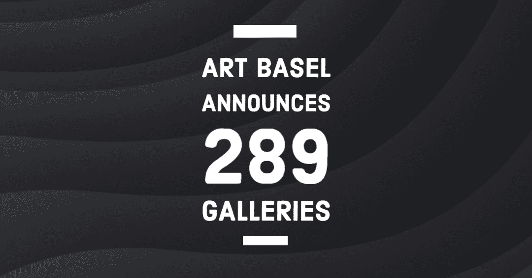 Art Basel Announcement