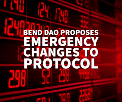 BEND DAO Proposes Emergency Changes. -1