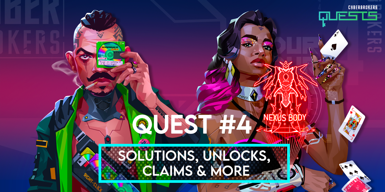 Cyber Brokers Quest #4: Accomplished | NFT CULTURE | NFTs & Crypto Artwork | Interviews and extra
