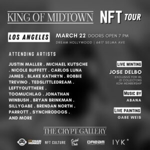 Tradition, Neighborhood, Artwork: King of Midtown’s NFT TOUR | NFT CULTURE | Web3 Tradition NFTs & Crypto Artwork